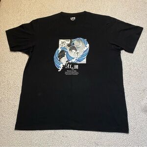 Uniqlo x Demon Slayer Black Graphic Tee